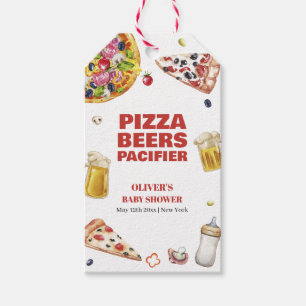 Mama Mia Italian Pizza Beer Schnuller Baby Shower Geschenkanhänger