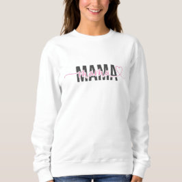 Mama Mini Modern Valentine's and Mother's Day Sweatshirt