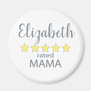 Mama mit 5 Sternen Magnet