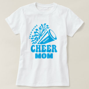 Mama mit benutzerdefinierten Teamnamen und Kid-Nam T-Shirt