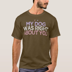 Mama mit farbigen Herzen lustig, dass mein Hund ge T-Shirt