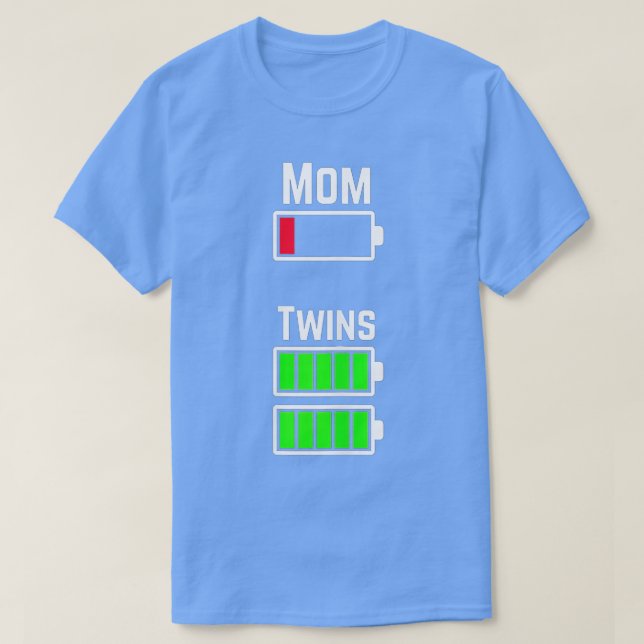 Mama mit geringem Akku T-Shirt (Design vorne)