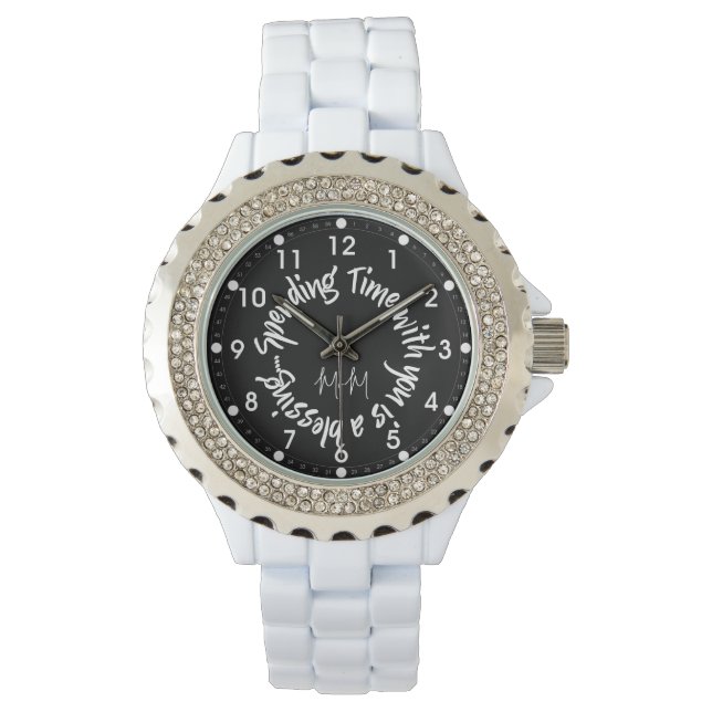 Mama mit Ihrem Angebot Armbanduhr (Vorderseite)