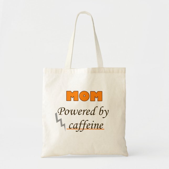 Mama mit Koffein Tragetasche (Vorne)