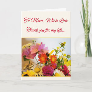 Mama mit Liebe Dankeskarte