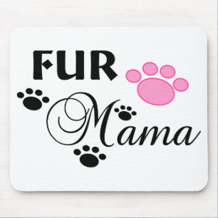 Mama mit rosa paw Maus Pad Mousepad