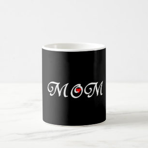 Mama mit rotem Herzen Kaffeetasse
