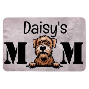 Mama mit weichem Wheaten Terrier Peeking Magnet