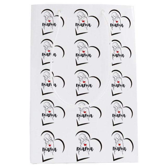 MAMA MITTLERE GESCHENKTÜTE (Vorderseite)