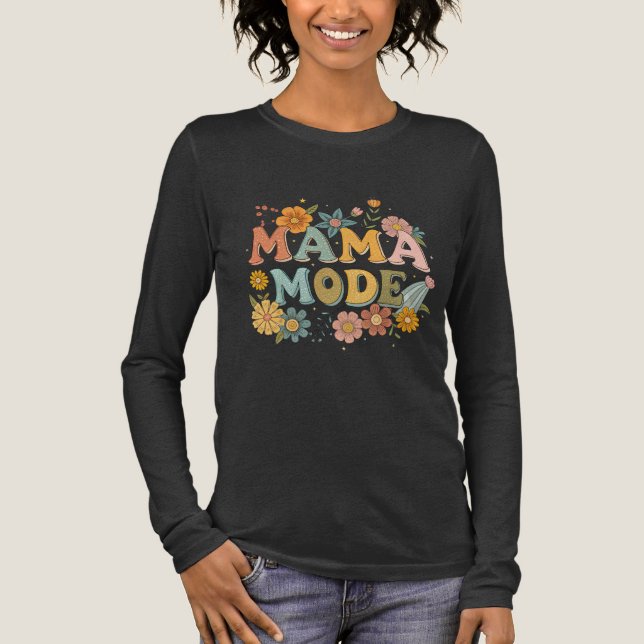 Mama-Modus Tri-Blend Shirt (Vorderseite)