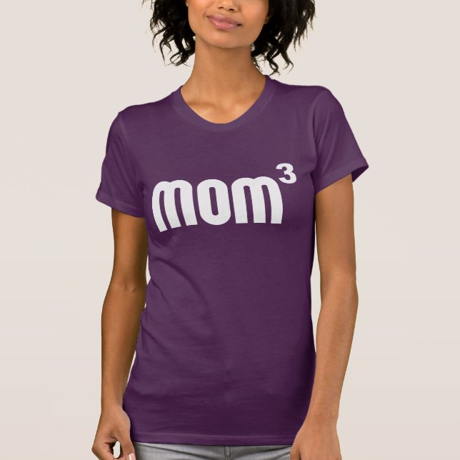 Mama Mom3 exponential Rauminhalt berechnet T-Shirt (Vorderseite)