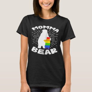 Mama Momma Bear Gay Lesbian Mother Mother Rain T-Shirt