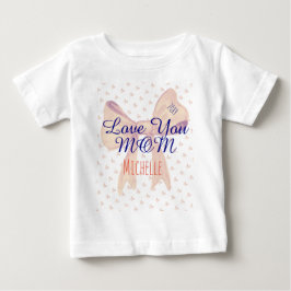 Mama Mommy Liebe Sie Niedlich Stilvoll Moderne Müt Baby T-shirt