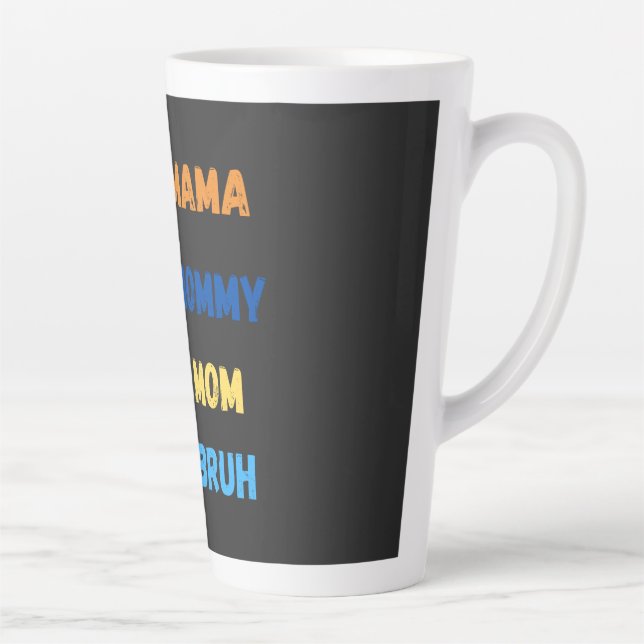 Mama Mommy Mom bruh Milchtasse (Rechts)