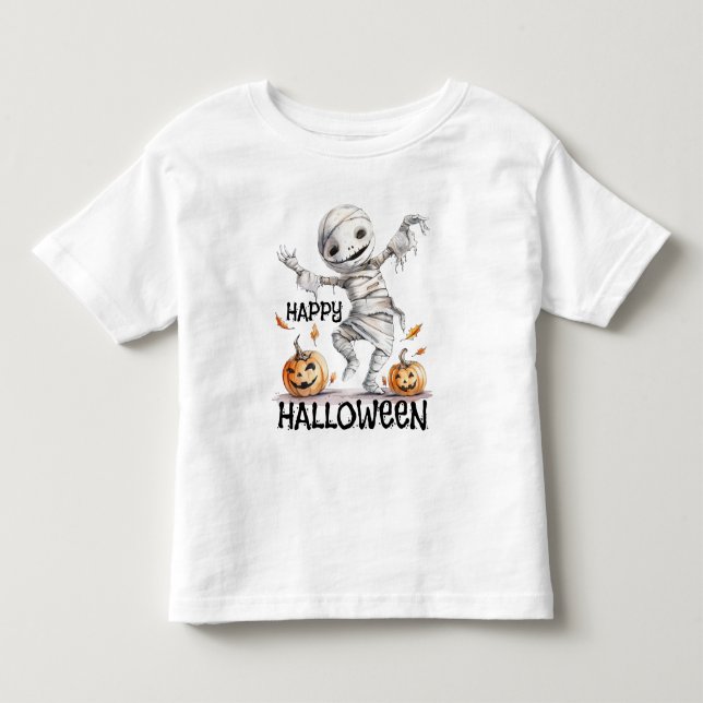 Mama Moves - Ein Halloween-Hallo in Wraps Kleinkind T-shirt (Vorderseite)