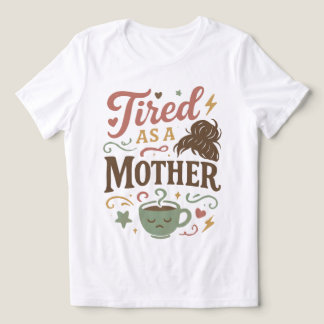 Mama Müde Retro Muttertag Mama Geschenk Tri-Blend Shirt