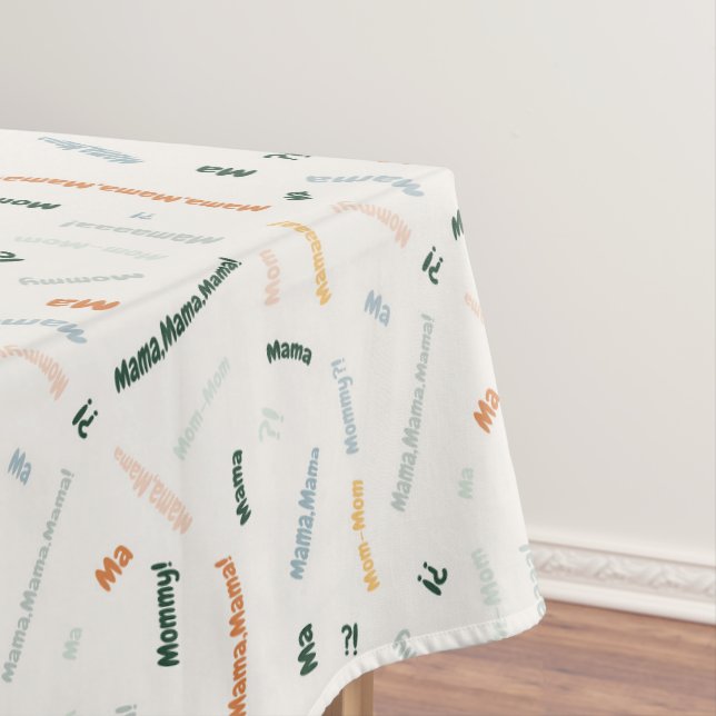 Mama Mutter beste Mom Tischdecke (Beispiel)