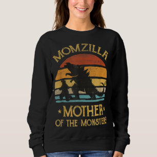 Mama Mutter von Monstern Zu Weihnachten Sweatshirt