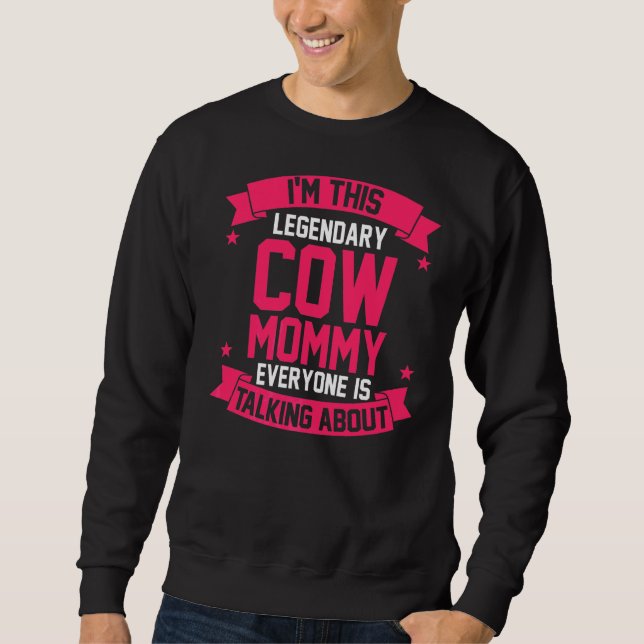 Mama Mutterkuh Sweatshirt (Vorderseite)
