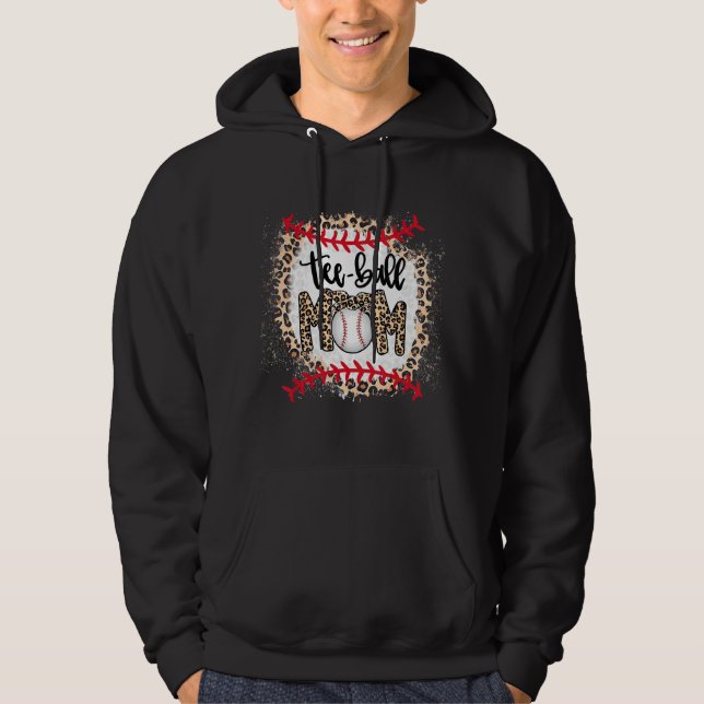 Mama Muttertag Teeball Mama Leopard 1 Hoodie (Vorderseite)