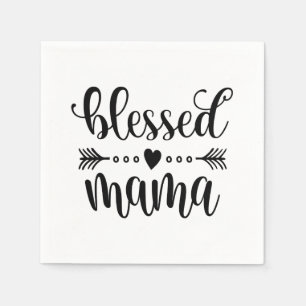 Mama-Muttertag-Zitat Papier Napkin Serviette
