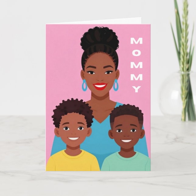 Mama Muttertagskarte Feiertagskarte (Vorderseite)