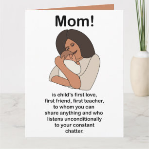 Mama Mutti Mutter Zitat Geburtstag Karte
