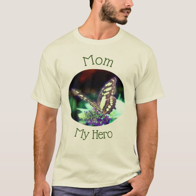 Mama My Hero Butterfly Nature T-Shirt (Vorderseite)