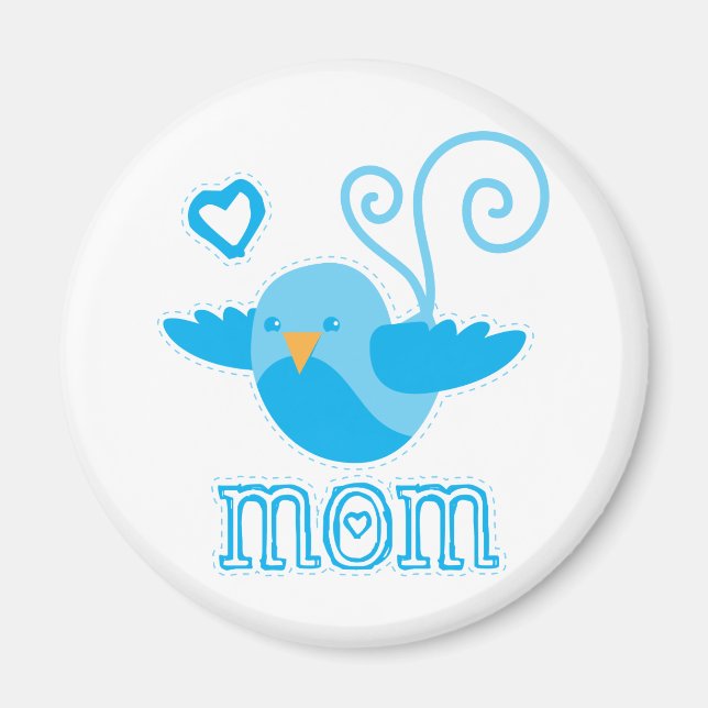 Mama niedlich Birdy Magnet (Vorne)