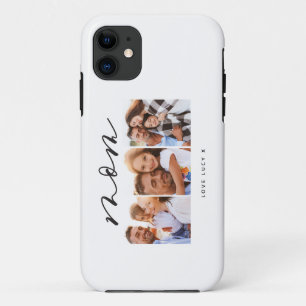 Mama niedliche moderne Drehbuch-MultiFoto-Geschenk Case-Mate iPhone Hülle