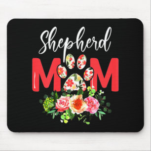 Mama Niedlicher Deutscher Schäferhund Mousepad