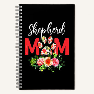 Mama Niedlicher Deutscher Schäferhund Notizbuch