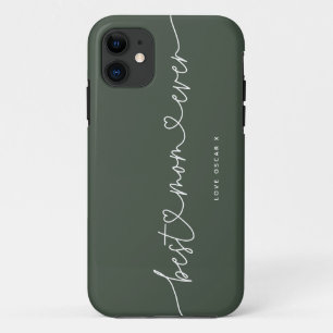 Mama niedliches modernes Skript-Foto Geschenk Case