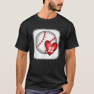 Mama Nr. 22 Gehör bei Frauen nach Maß gebleicht T-Shirt