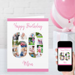 Mama Nummer 60 FotoCollage Big 60. Geburtstag Karte<br><div class="desc">Personalisieren Sie diese große 60. Geburtstagskarte mit bis zu 15 verschiedenen Fotografien. Die Nummer 60 Foto Collage wurde für die Mama konzipiert (obwohl die Mama auf einen Namen oder auf einen beliebigen woll bearbeitet werden kann) und bietet eine durchdachte Möglichkeit, eine Geburtstagskarte in einzigartiger und außergewöhnlicher Qualität zu erhalten. Die...</div>