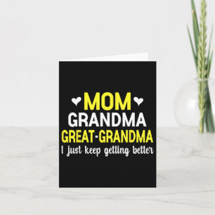 Mama Oma Großes Oma, ich Behielt einfach, schlafen Karte
