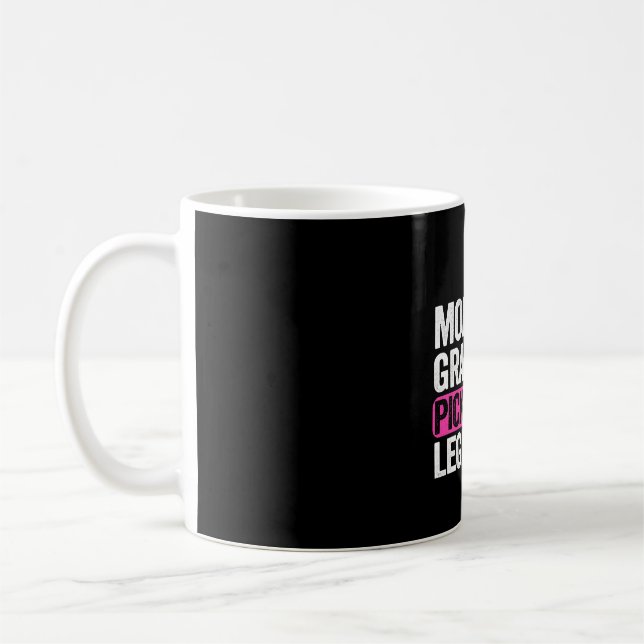 Mama Oma Pickleball Legend Funny Pickleball Kaffeetasse (Links)