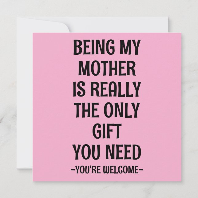 Mama & Oma, Sweet Mother Day Card Gift Idea Save The Date (Vorderseite)