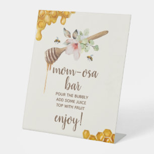 Mama-osa Bar Honey Bee Baby Dusche Sockelschild