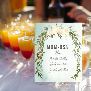 Mama-osa-Bar Schild Grüne Sprinkle-Dusche