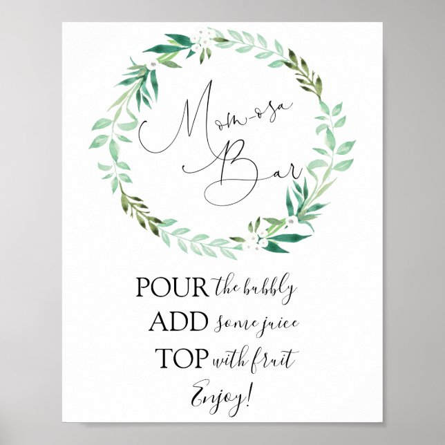 Mama-osa-Bar-Zeichen Poster (Vorne)