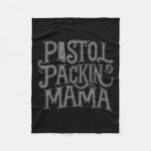Mama packt zusammen fleecedecke
