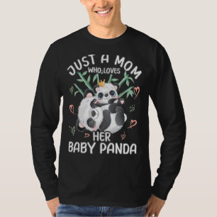Mama Panda Liebe nur eine Mama, die ihr Baby Panda T-Shirt