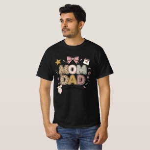 Mama Papa Neues Kapitel Beginnt Süßes Baby-Design T-Shirt