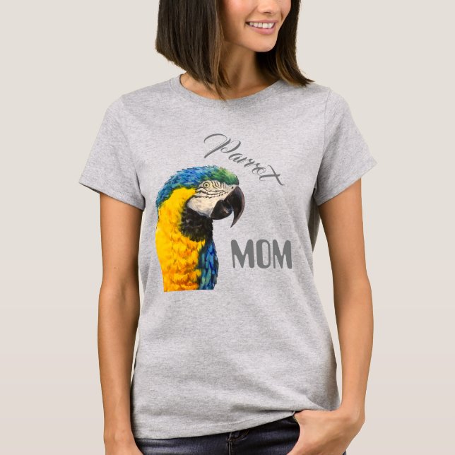 Mama Papagei T-Shirt (Vorderseite)