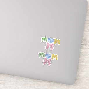 Mama-Patchwork-Muttertags-Die-Cut-Vinyl-Aufkleber Aufkleber