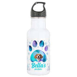Mama Paw Custom Foto Edelstahlflasche