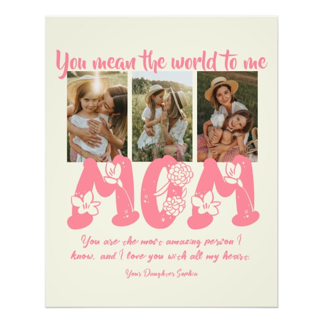 MAMA PERSONALISIEREN SIE JETZT! FOTODRUCK (Vorne)