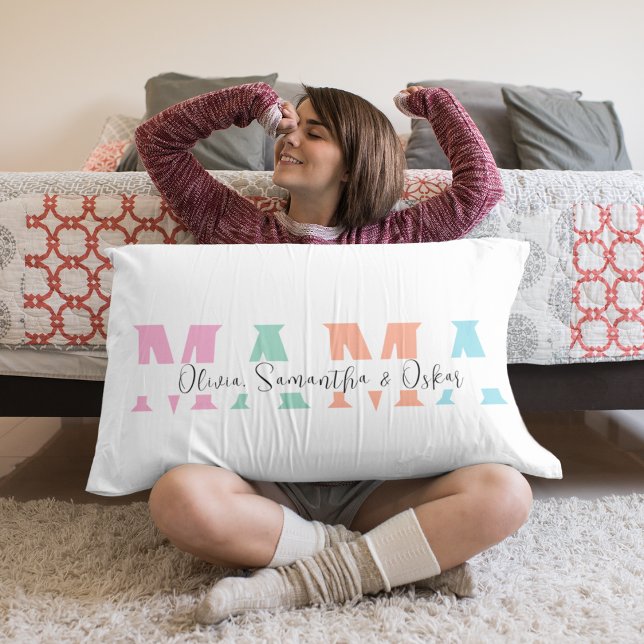 MAMA Personalisiert Akzent Pillow mit Kindername Dekokissen (Von Creator hochgeladen)
