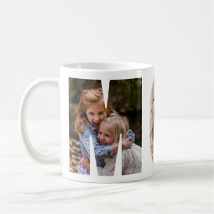 Mama Personalisiert Drei Fotos Tasse